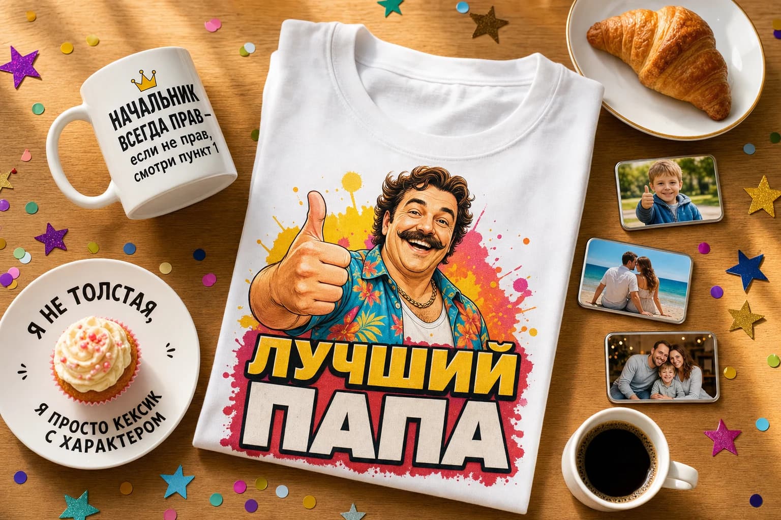 Мемные кружки с вашим фото